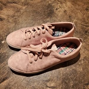 Sperry Topsider Suede pink sneakers